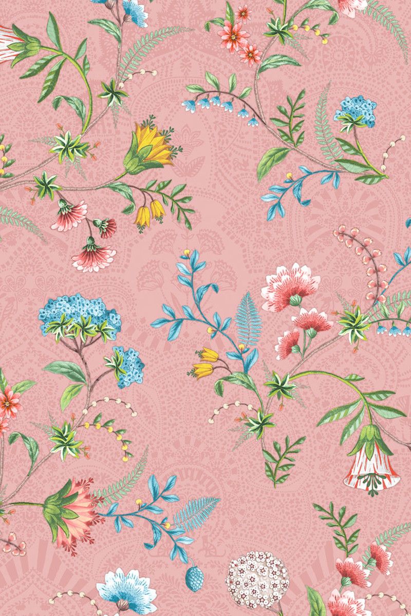 Pip Studio La Majorelle Non-Woven Wallpaper Pink