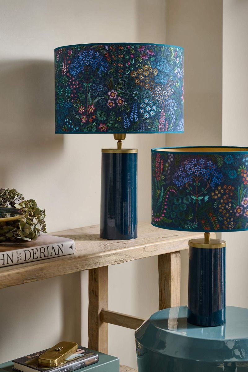 Pied de lampe by PIp Bleu Foncé Grand