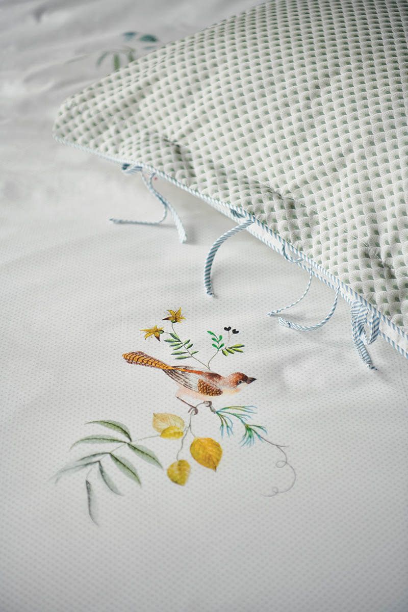 Pillowcase Little Birds White