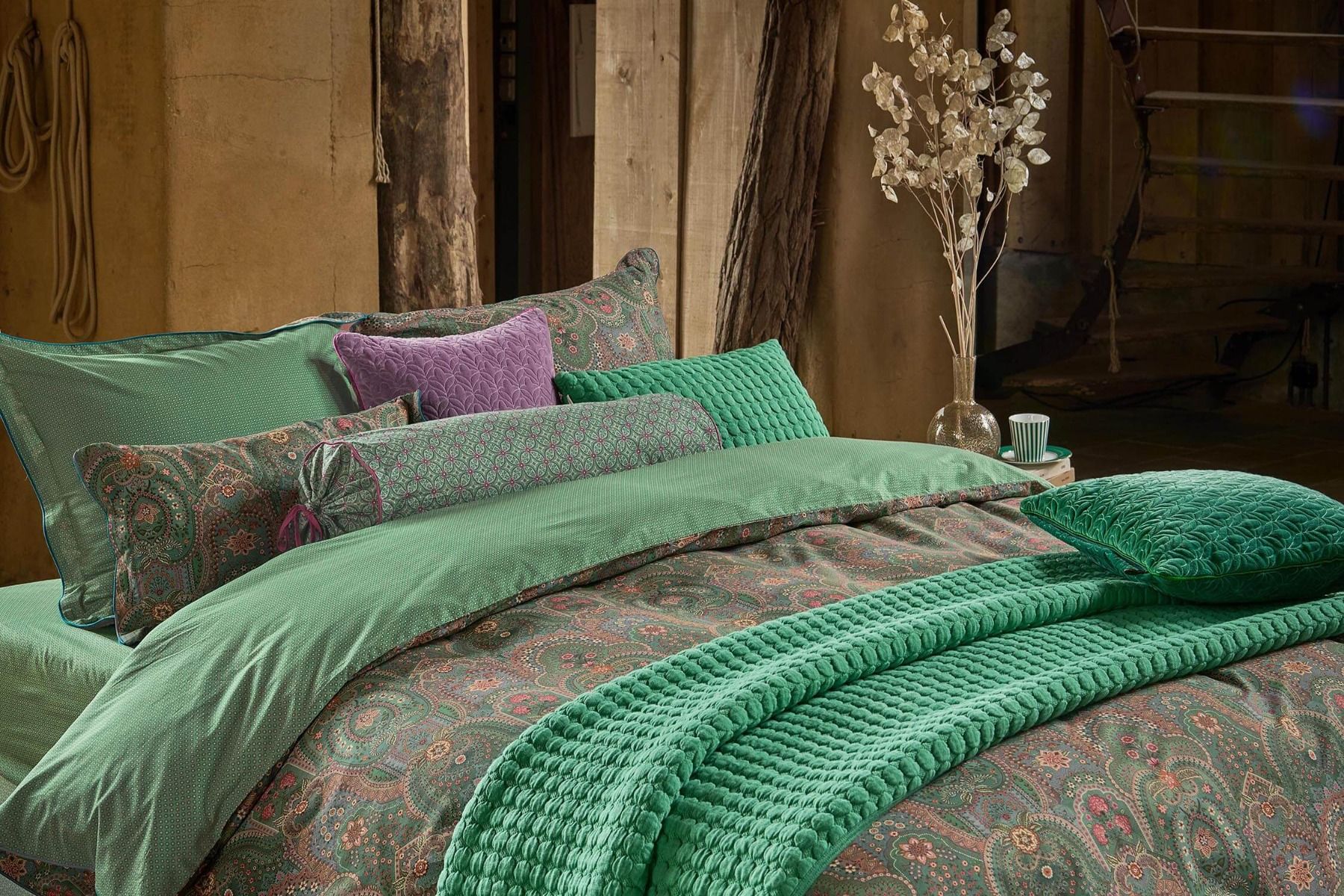 Cushion Little Jabali Green