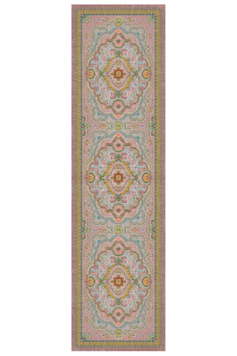 Tapis Coureur Majorelle par Pip Pastel Rose