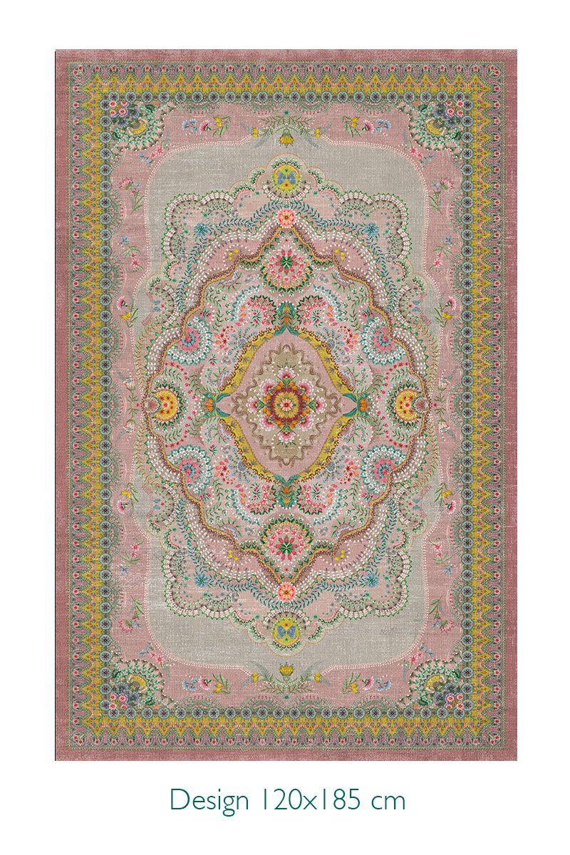 Tapis Majorelle par Pip Pastel Rose