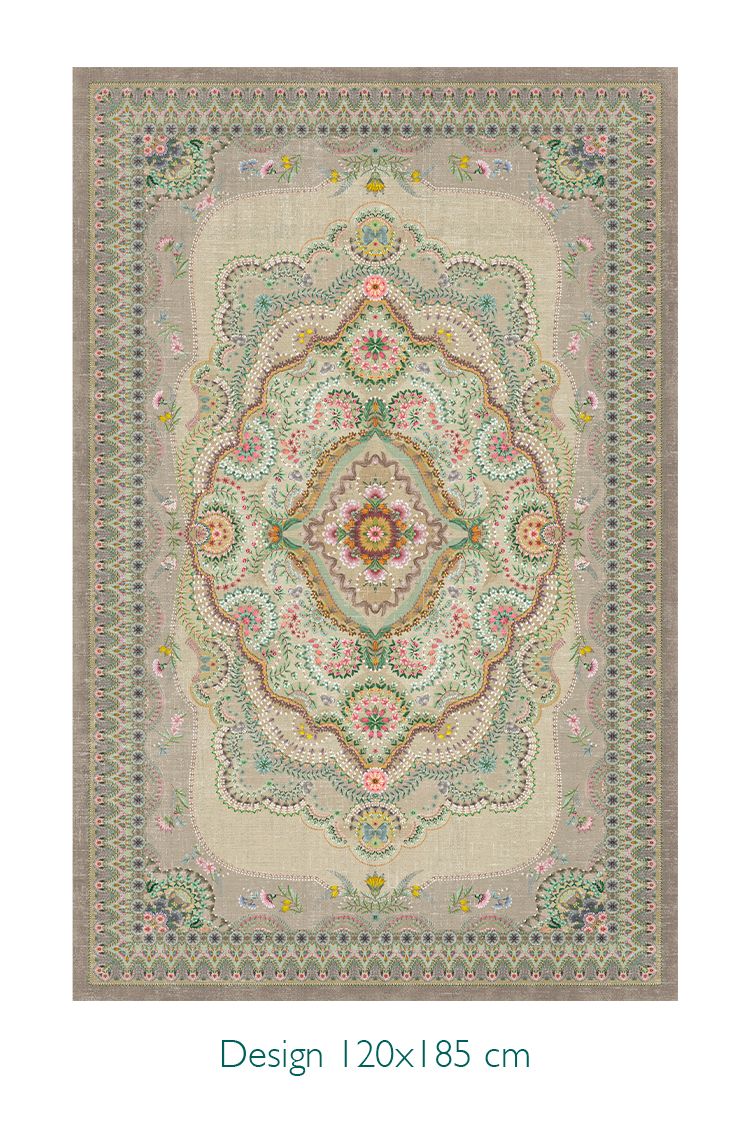 Teppich Majorelle by Pip Pastell Khaki