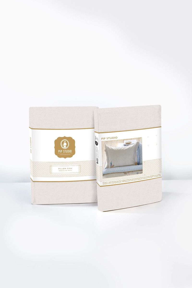 Taie d'oreiller Marakele Blanc Cassé