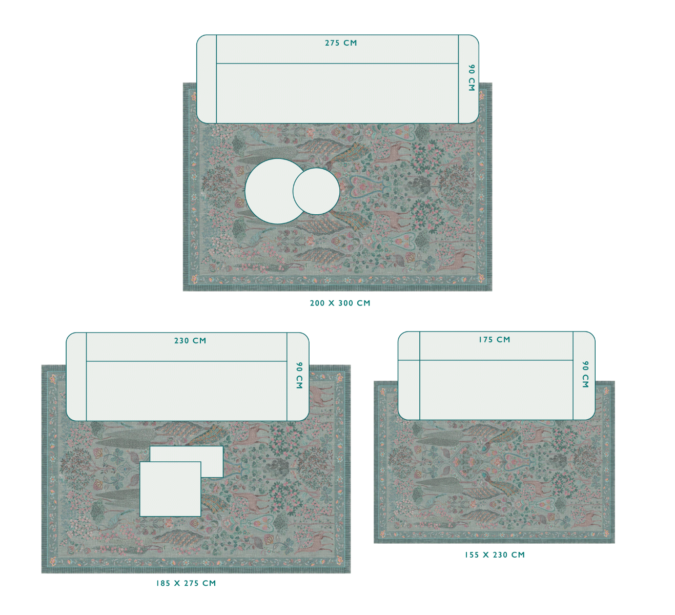 Tapis Pavoni by Pip Vert