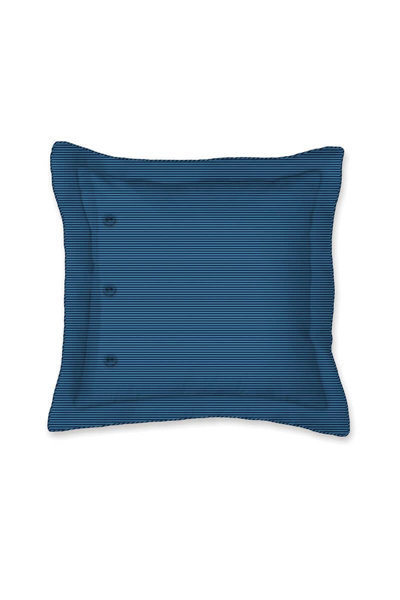 Quadratisches Zierkissen Mirrorama Dunkelblau