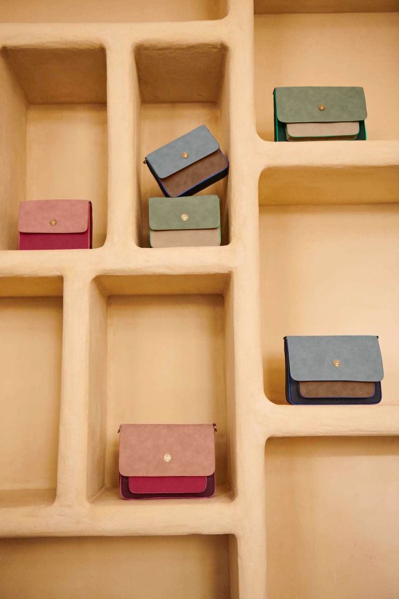 Fenna Sac Bandoulière Petite Uni Bleu