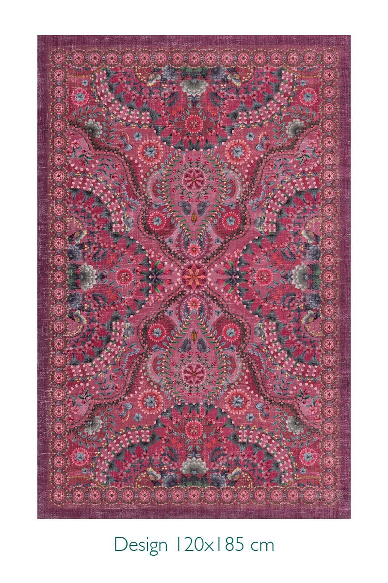 Teppich Moon Delight by Pip - Dunkel Rosa