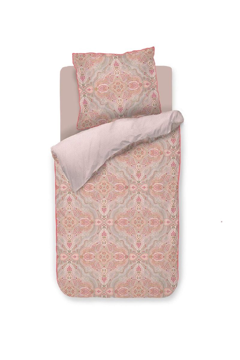 Duvet Cover Set Moon Flower Light Pink