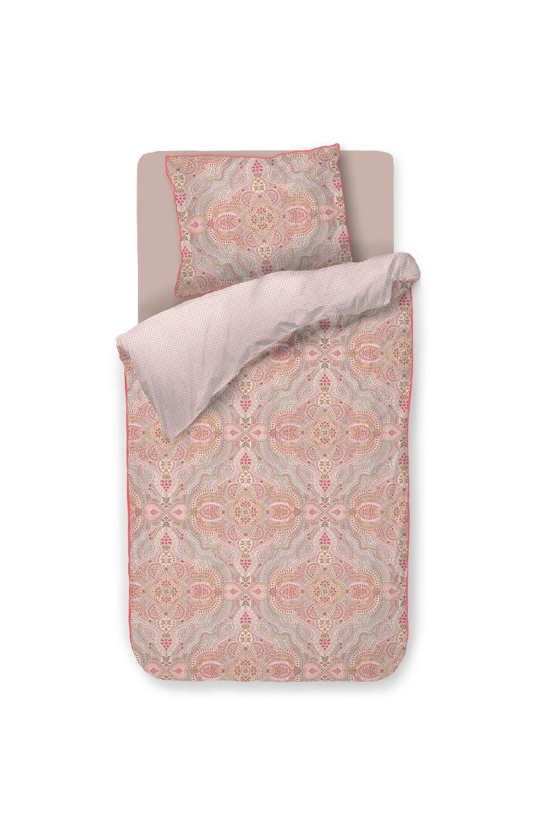 Dekbedovertrekset Moon Flower Lichtroze