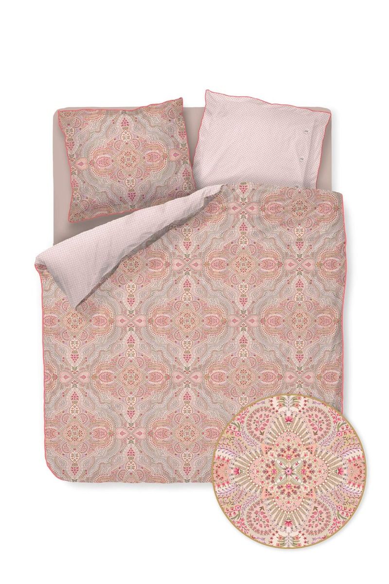 Dekbedovertrekset Moon Flower Lichtroze