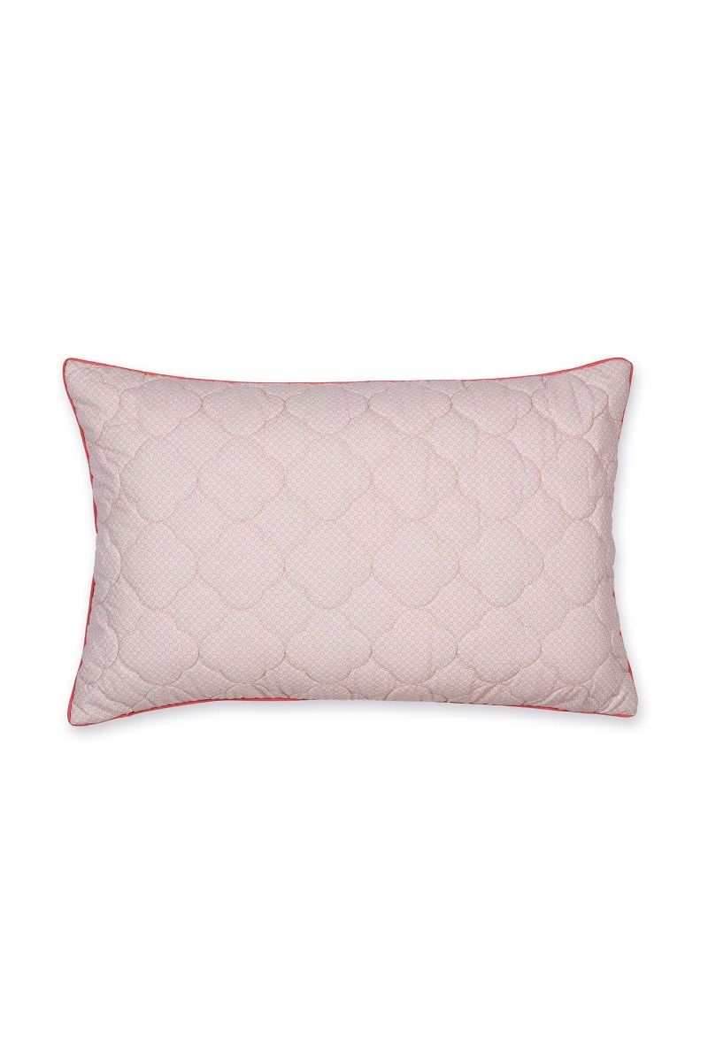 Quilted Cushion Moon Flower Light Pink