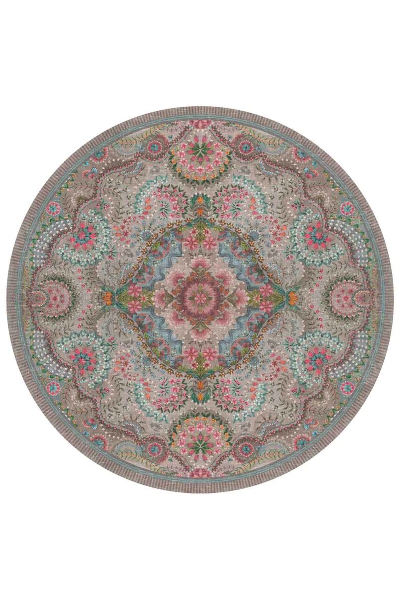 Tapis Rond Moon Delight by Pip Pastel Kaki