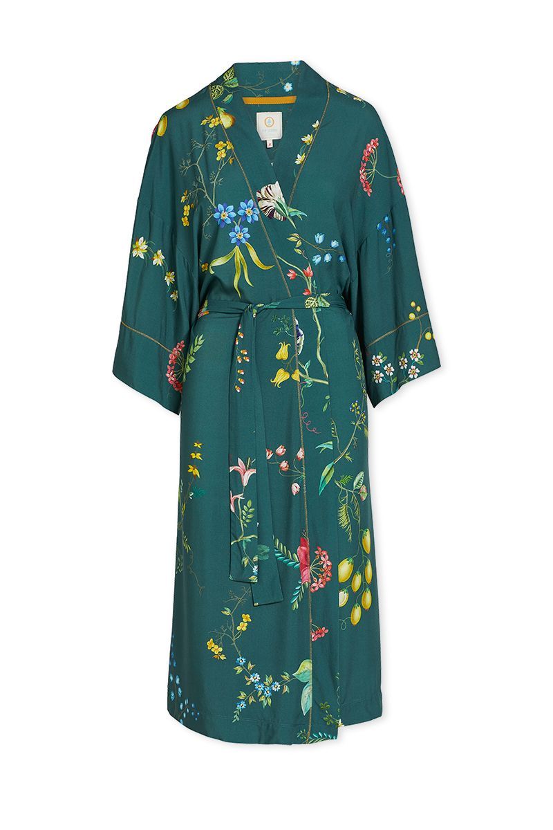 Kimono Fleur Grandeur Green