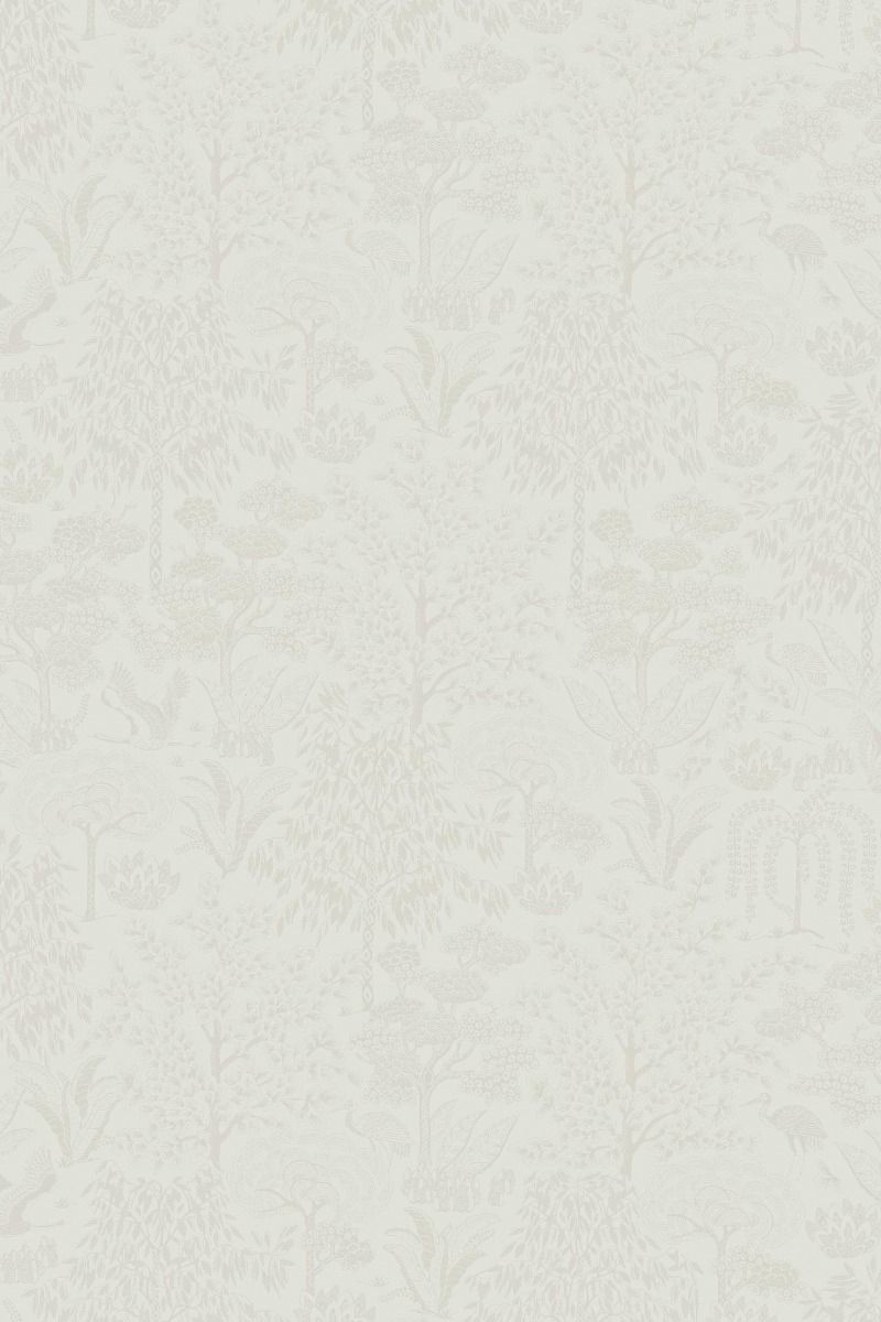 Pip Studio Origami Tree Non-Woven Wallpaper Off White/Silver