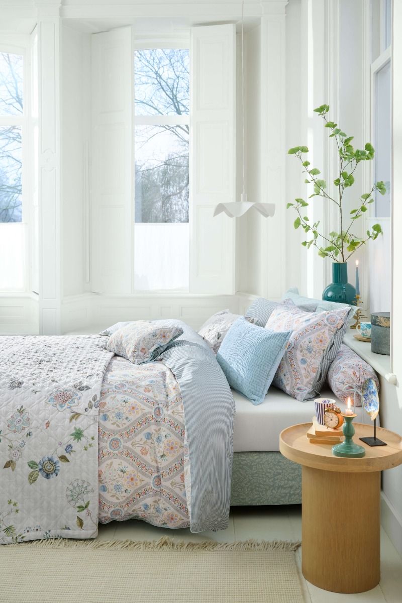 Coussin à Roulettes Ornamento Ramo Blanc