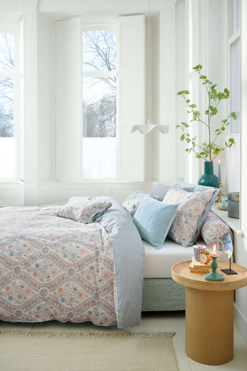 Dekbedovertrekset Ornamento Ramo Wit