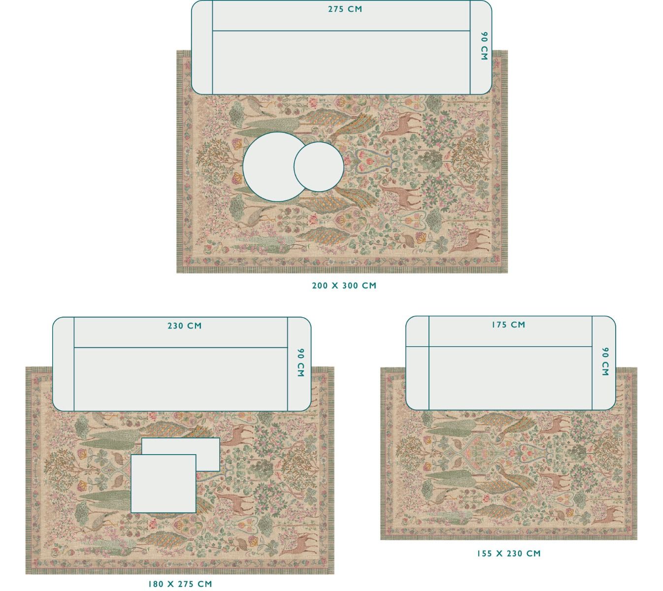 Tapis Pavoni by Pip Kaki