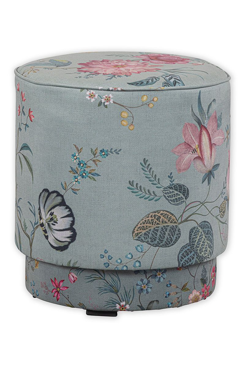Hocker Medium Fleur Grandeur Grün
