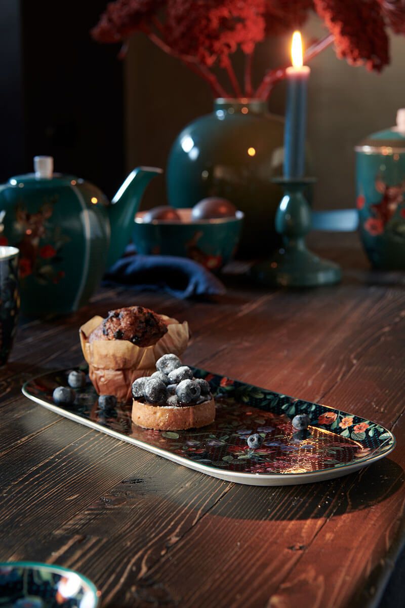 Winter Wonderland Tea Set/4 Green