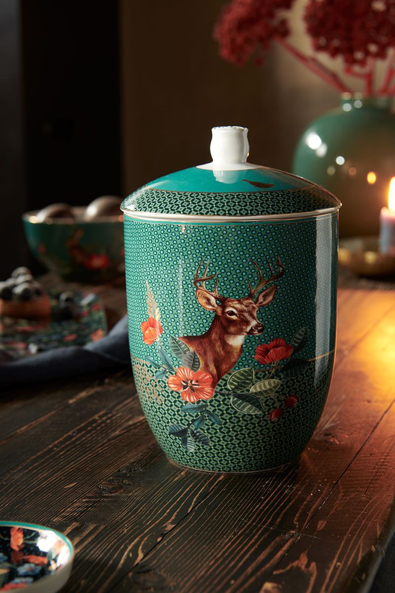 filosoof warm vervoer Pip Studio Winter Wonderland Voorraadpot Groen | Pip Studio the Official  website