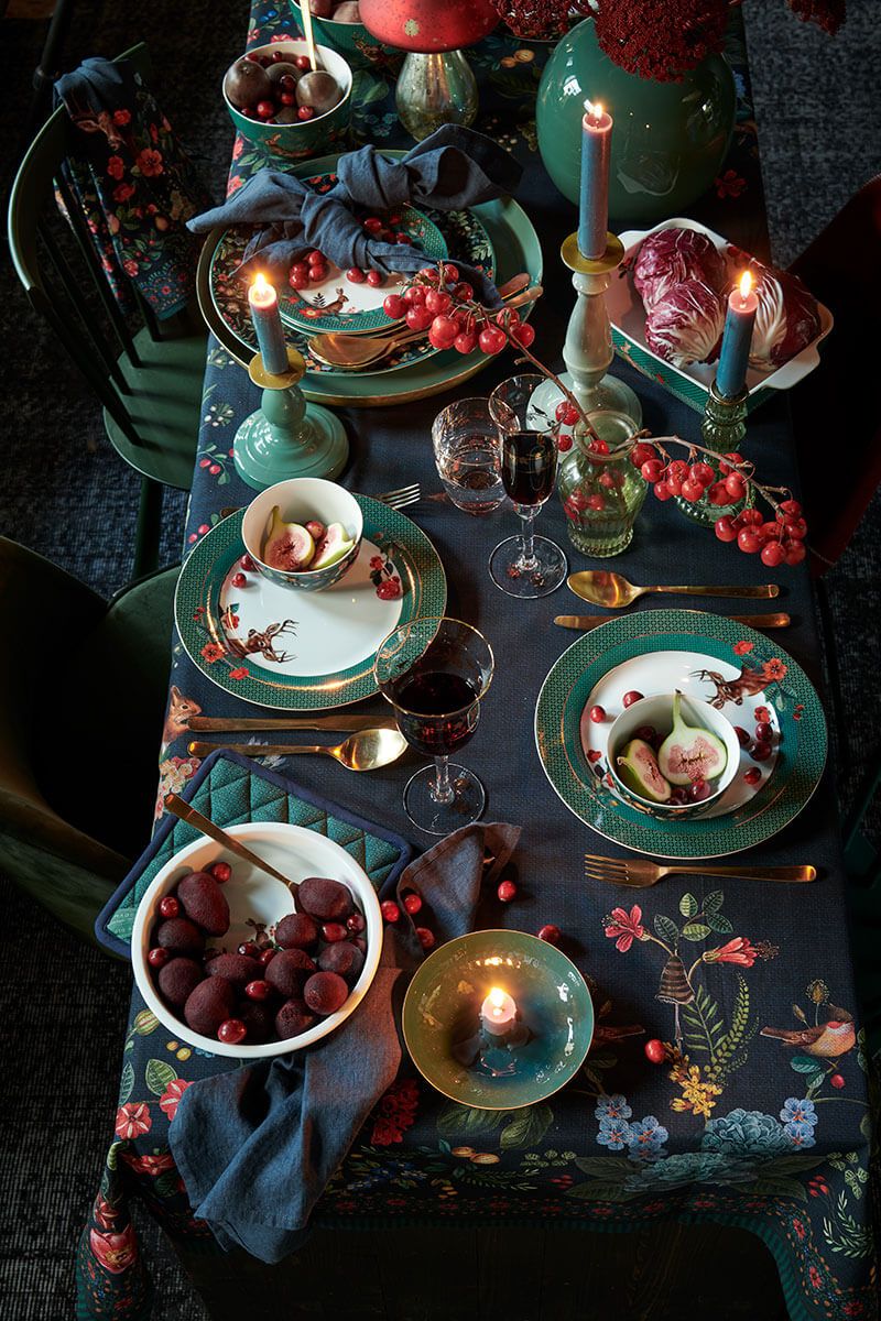 Winter Wonderland Deep Plate Green 21.5 cm