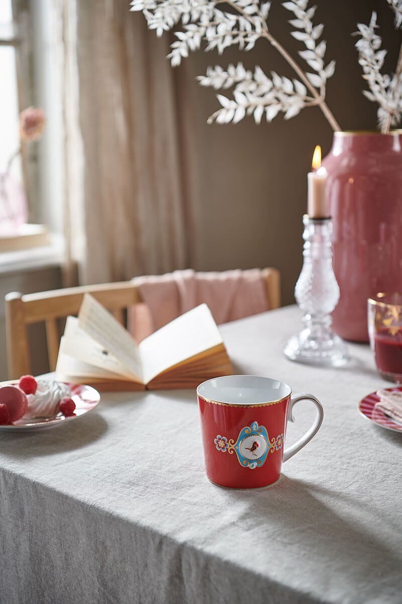 Love Birds Mug Large Red