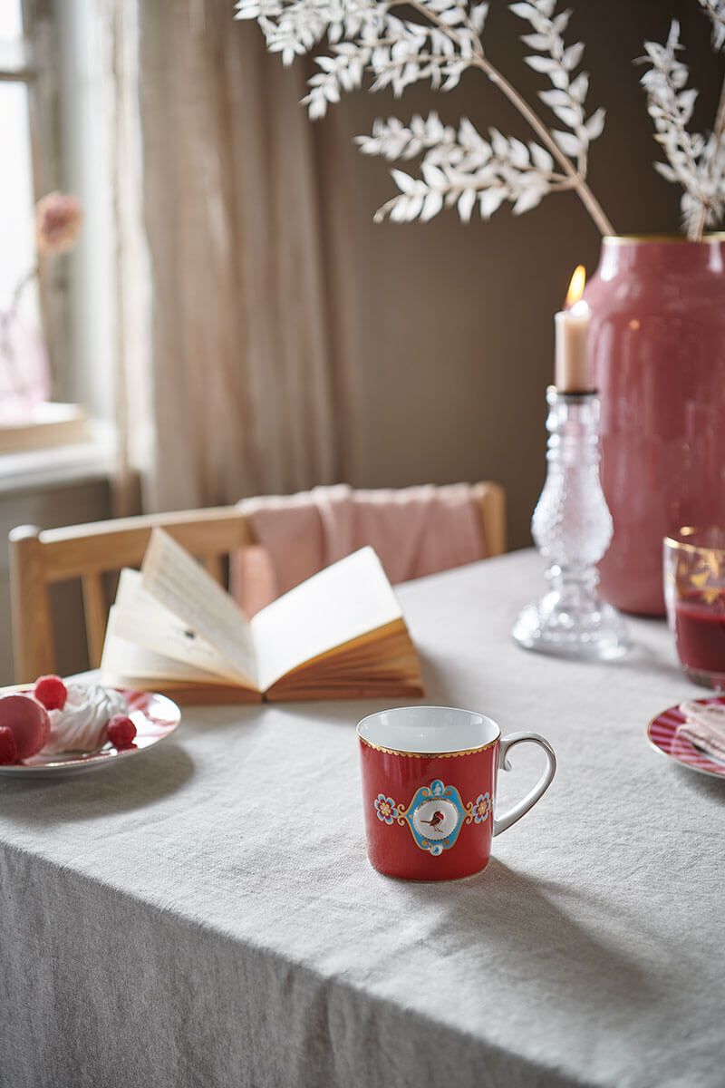 Love Birds Mug Small Red