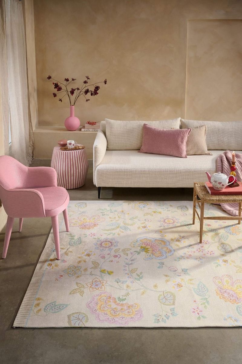 Tapis Buenas Tardes by Pip Blanc Cassé