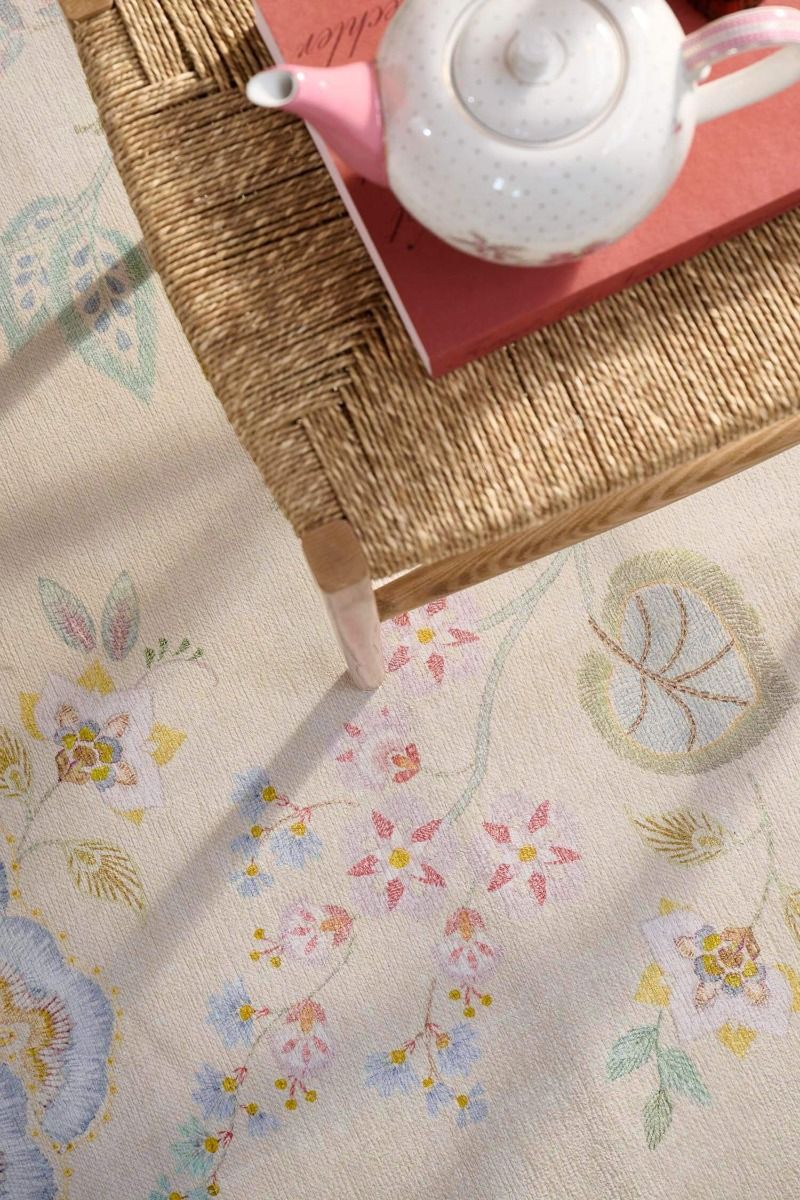 Tapis Buenas Tardes by Pip Blanc Cassé