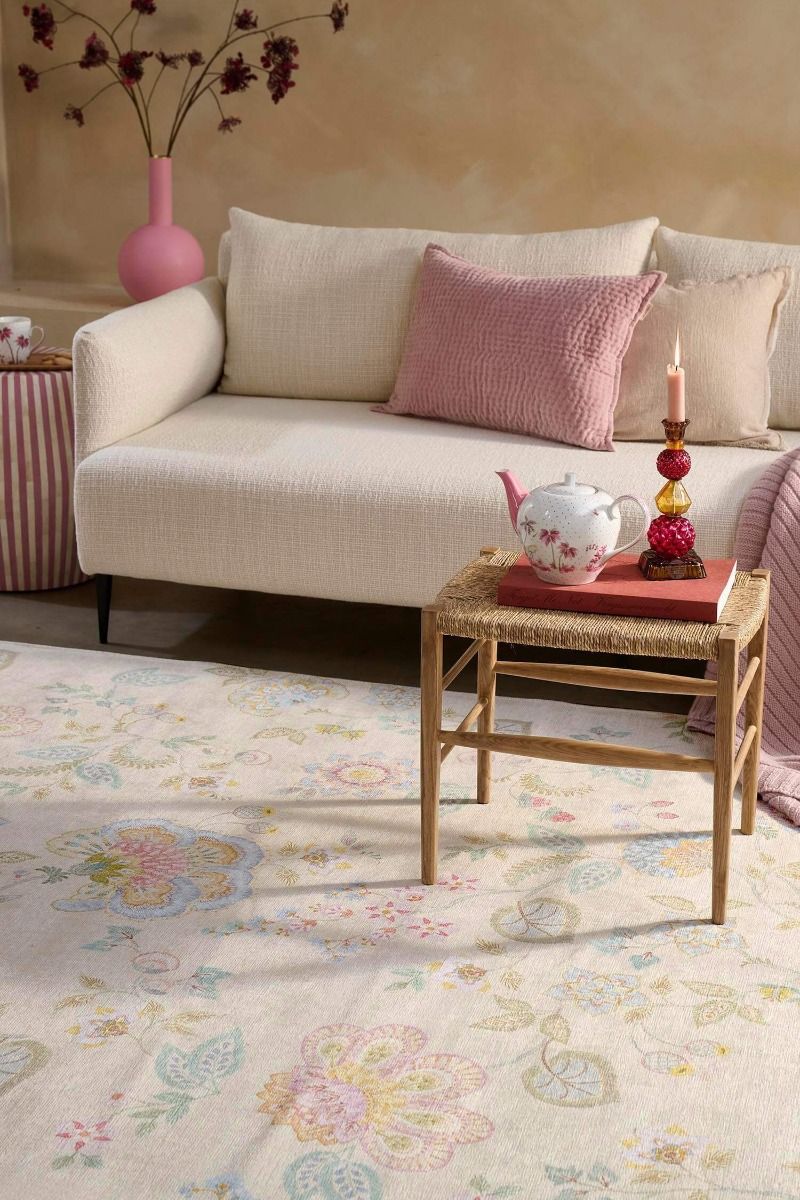 Tapis Buenas Tardes by Pip Blanc Cassé