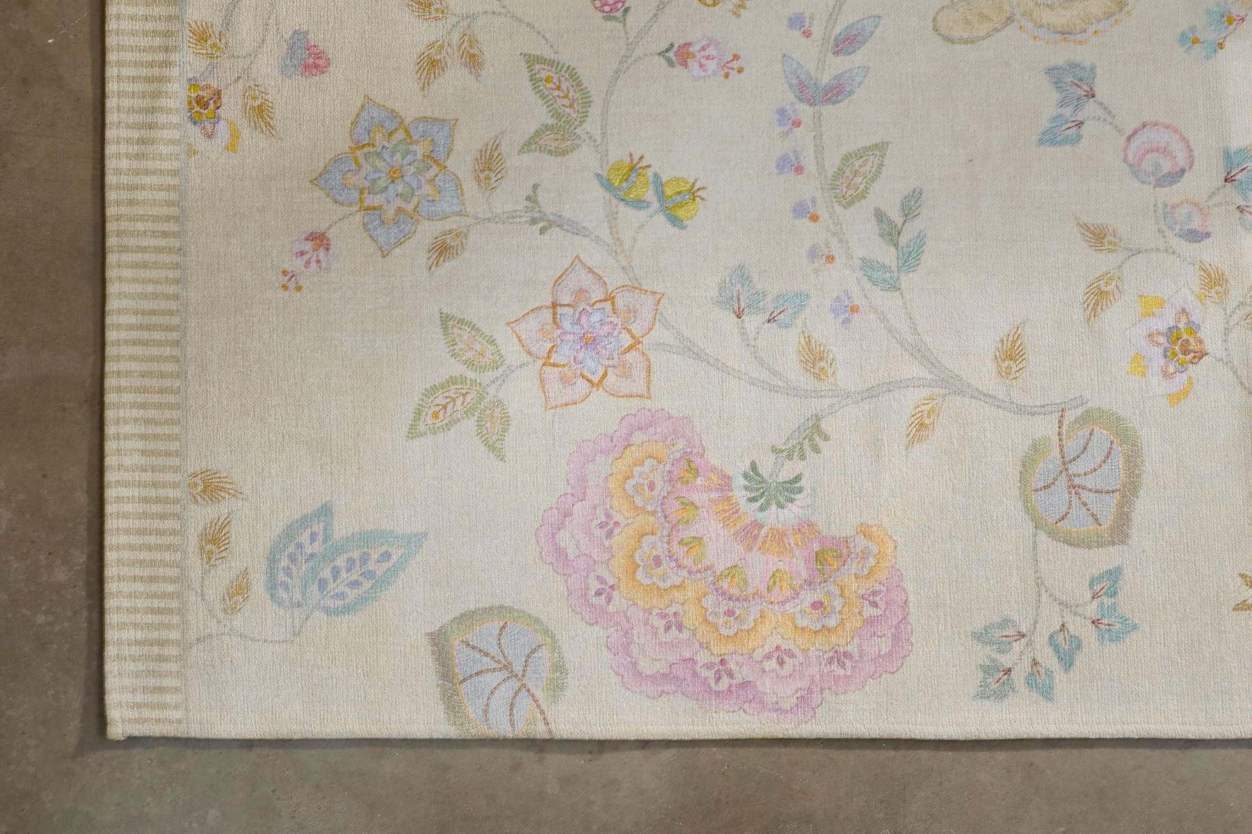 Tapis Buenas Tardes by Pip Blanc Cassé
