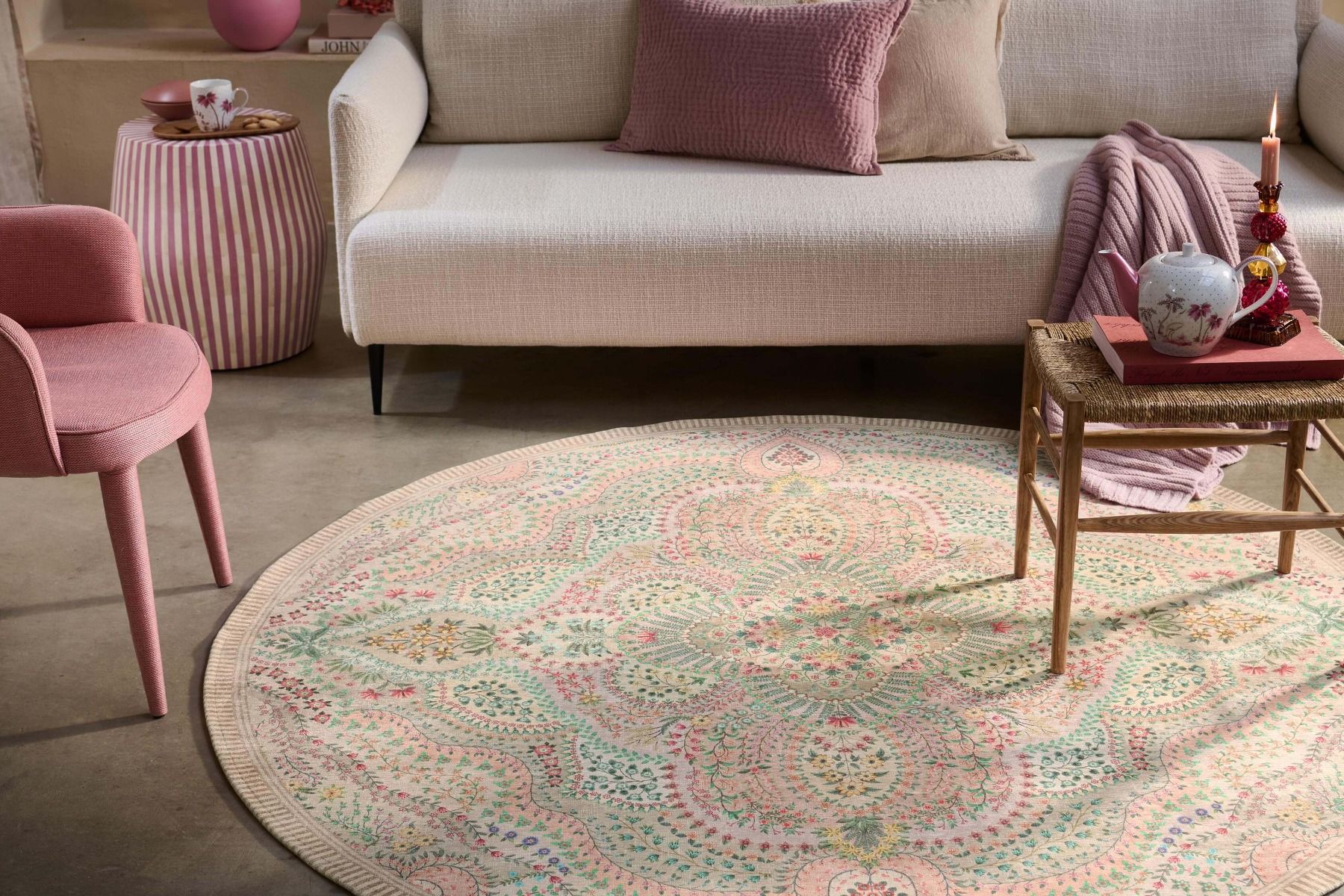 Rond Vloerkleed Alfombra by Pip Zand