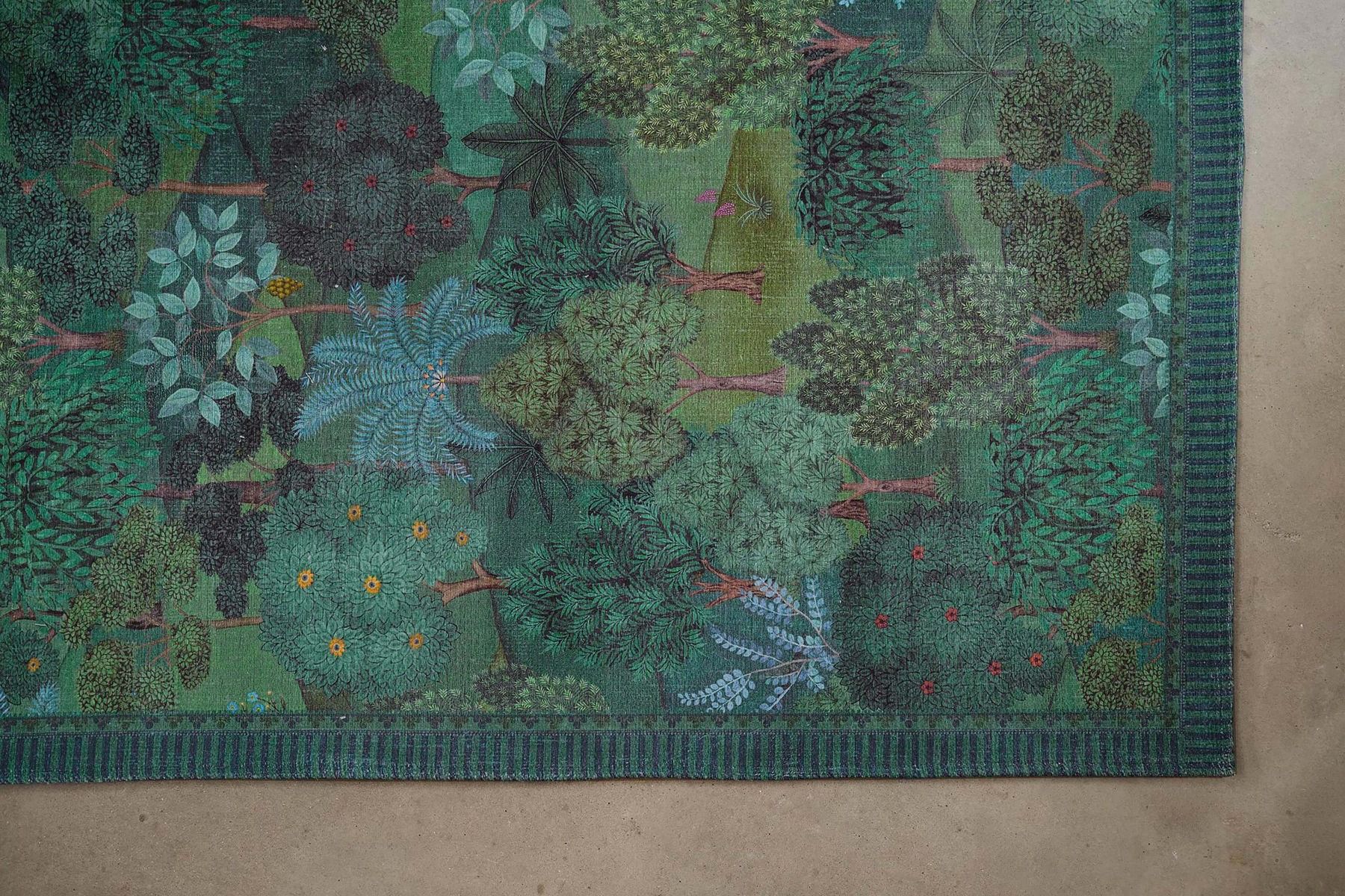 Tapis Jardin de Noche by Pip Vert Foncé