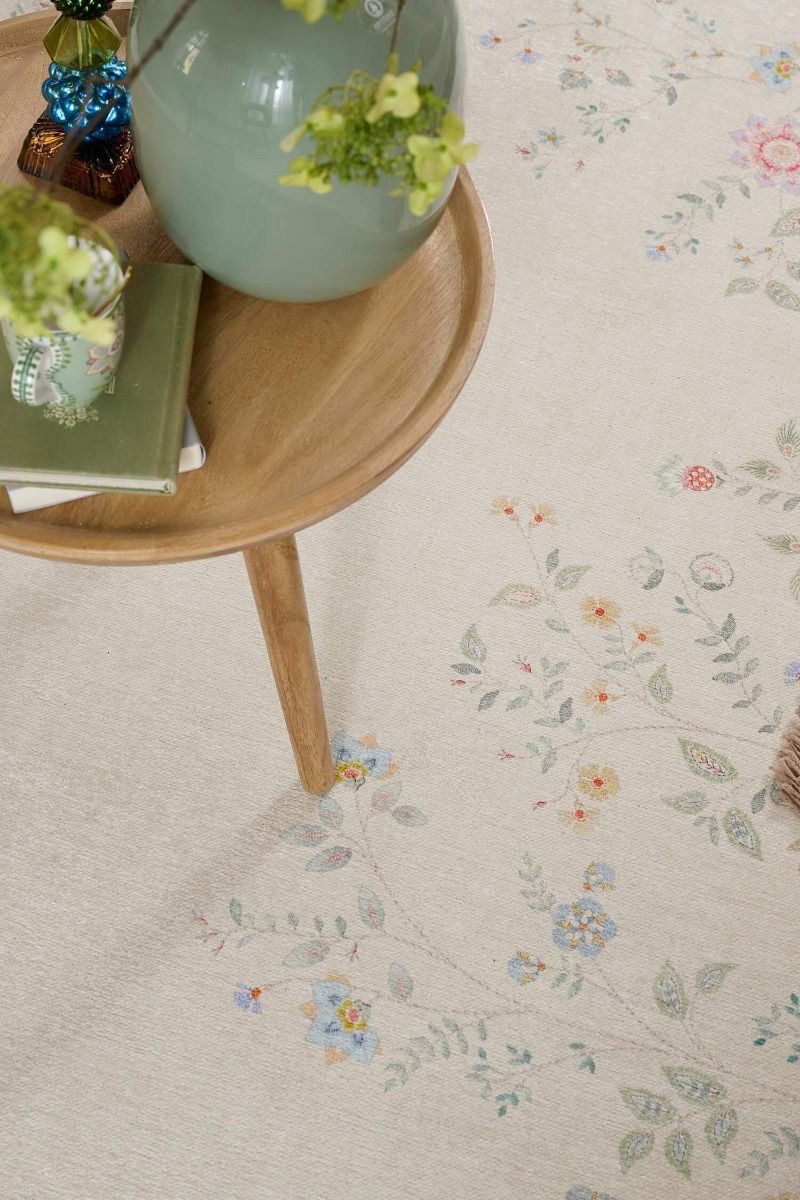 Tapis Campo de Flores by Pip Blanc Cassé