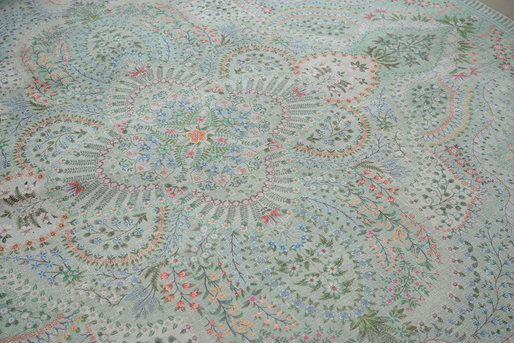 Rond Vloerkleed Alfombra by Pip Lichtgroen