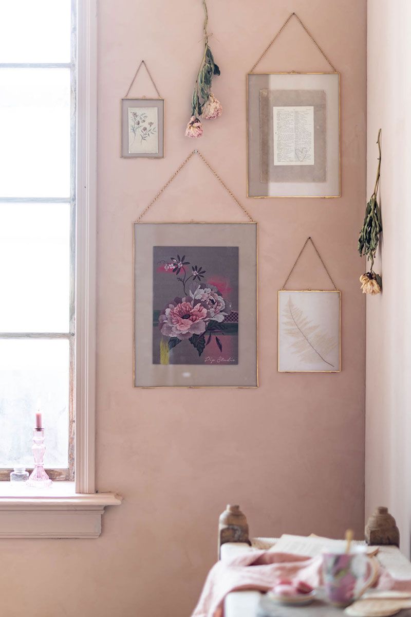 Photo Frame With Lock Gold L