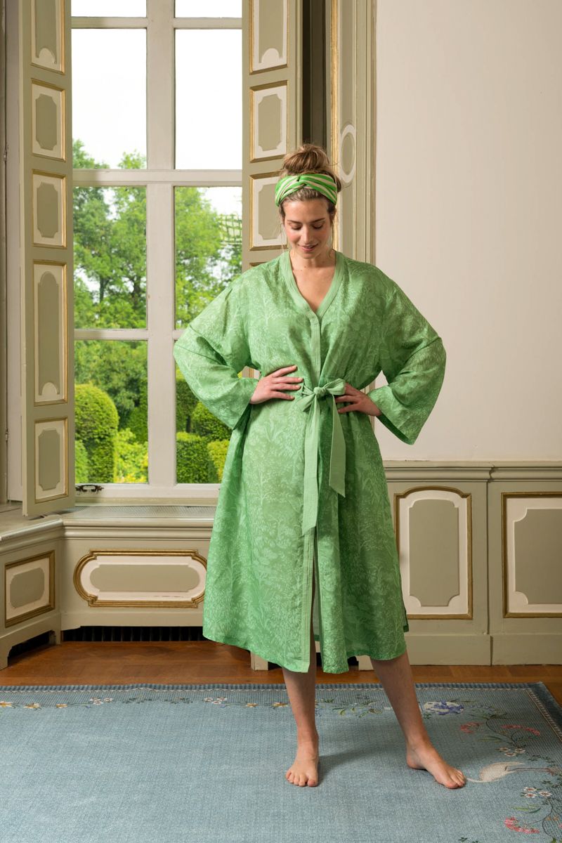Kleid Origami Grün