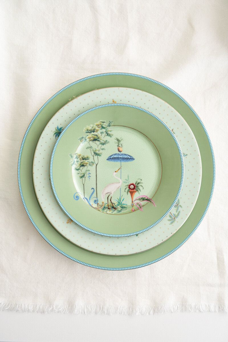 Jolie Breakfast Plate Green 21 cm