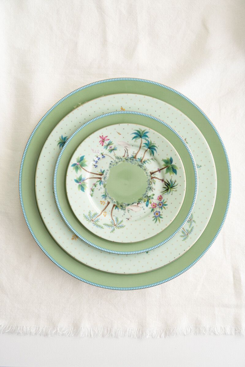 Jolie Pastry Plate Green 17 cm