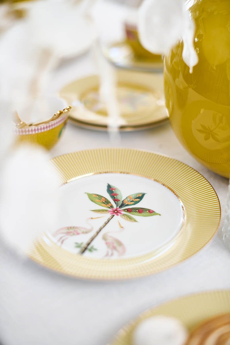 Assiette à petit Déjeuner La Majorelle en Coloris Jaune 21 cm