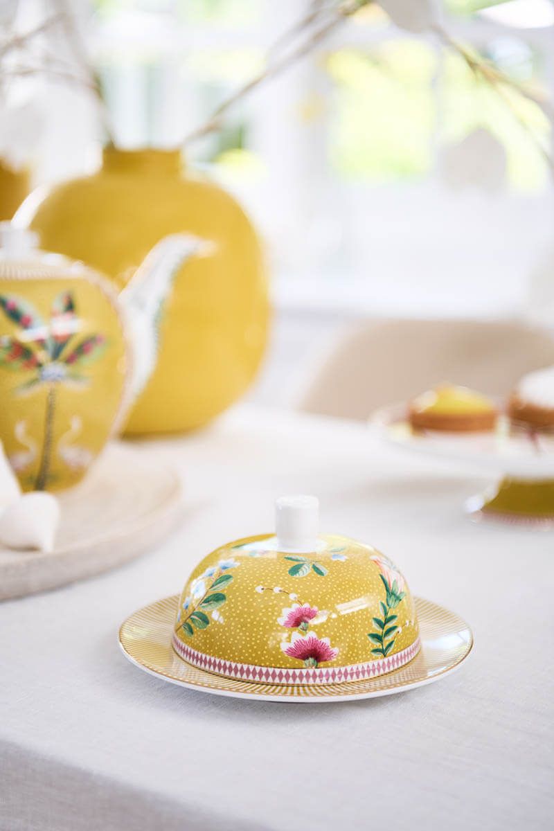 La Majorelle Butter Dish Round Yellow