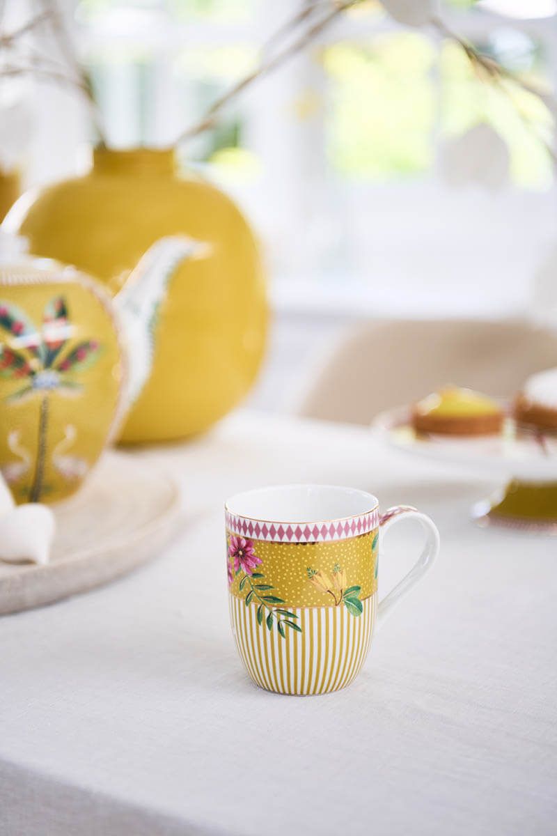 Tasse de Petite Taille La Majorelle en Coloris Jaune