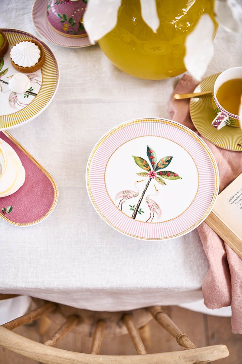 Plateau à Gâteaux de Petite Taille La Majorelle Rosa