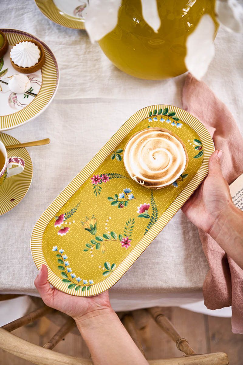 La Majorelle Cake Tray Rectangular Yellow