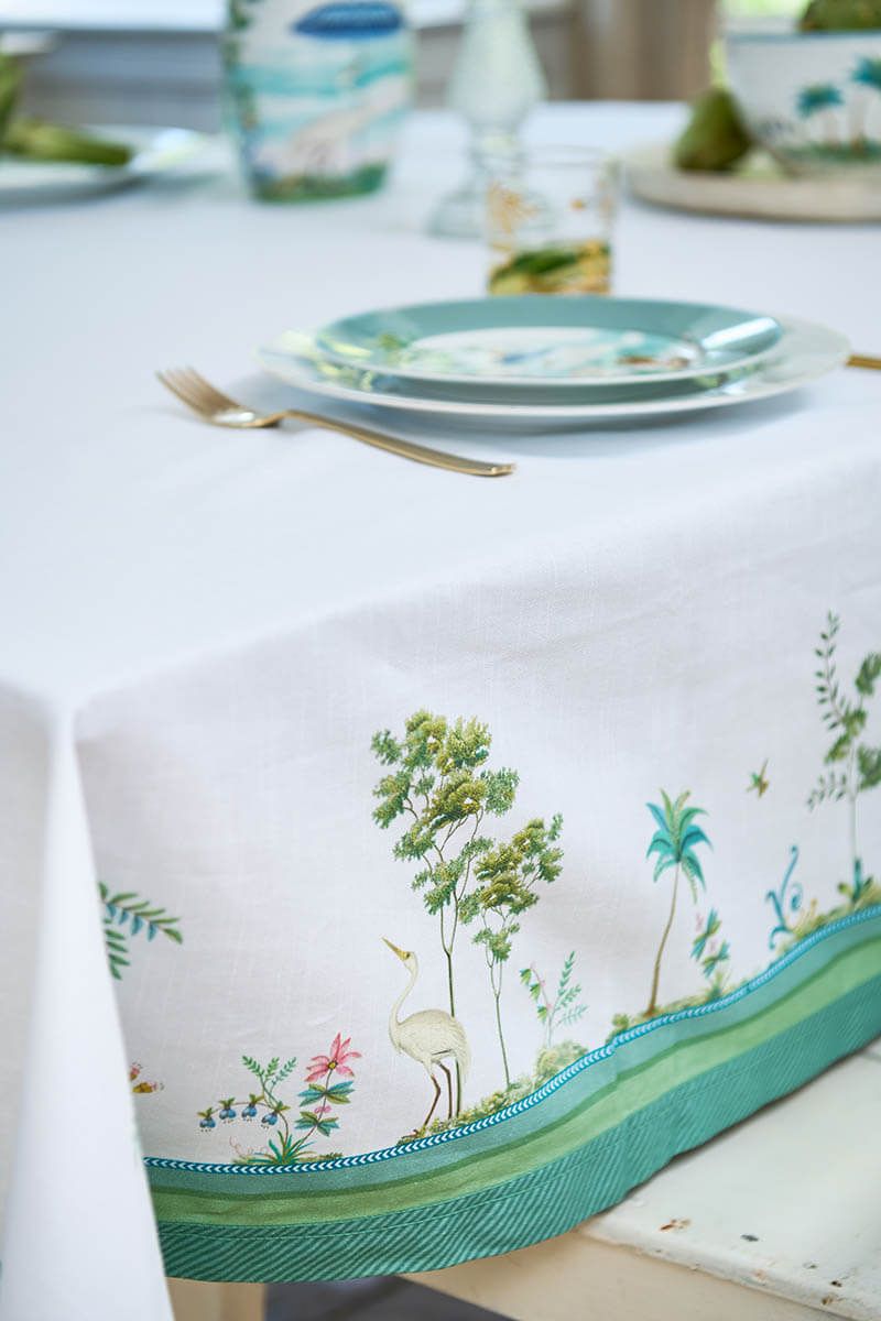 Jolie Tablecloth White