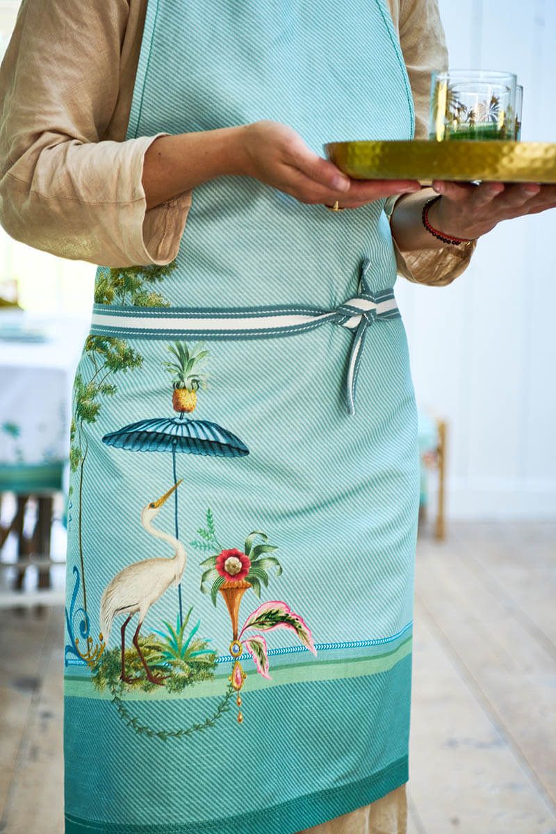 Jolie Apron Blue