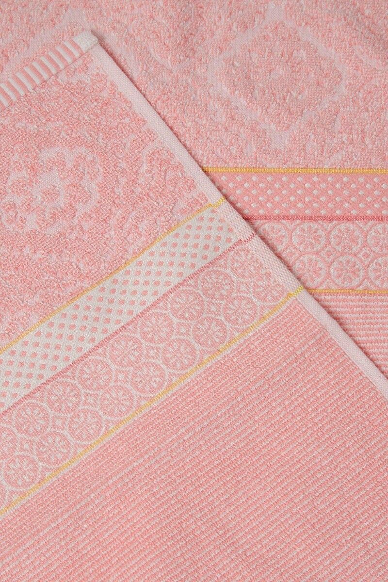 Große Handtuch Soft Zellige Rosa 70x140 cm