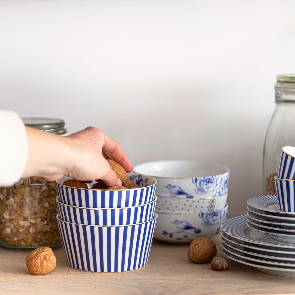 Royal Stripes Bowl Blue 12 cm 