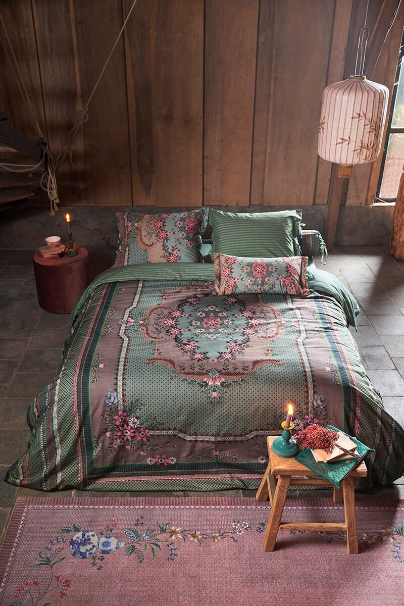 Hollywood kosten Variant Pip Studio Dekbedovertrek Pip Chique Groen | Pip Studio the Official website